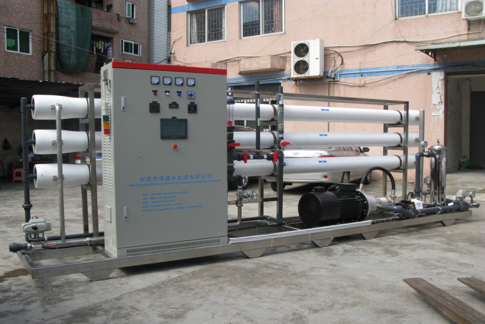 Planta móvil de desalinización de agua